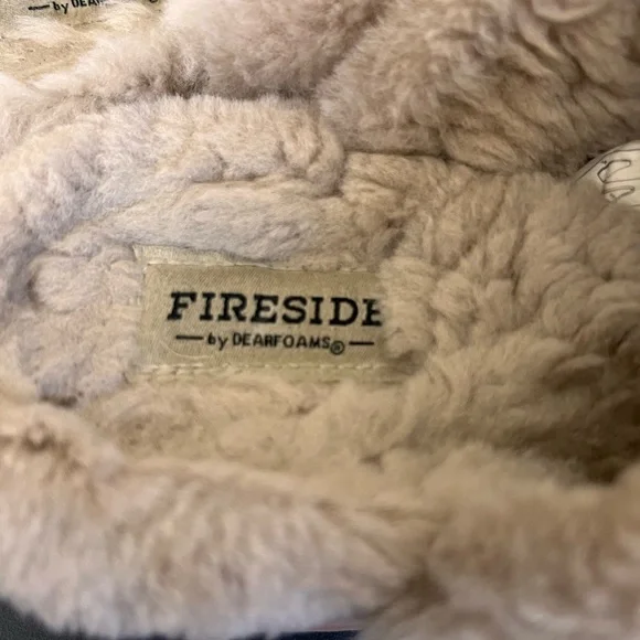 Fireside Ballina Genuine Sterling Platform Pearl Embellished Slippers - Picture 8 of 11